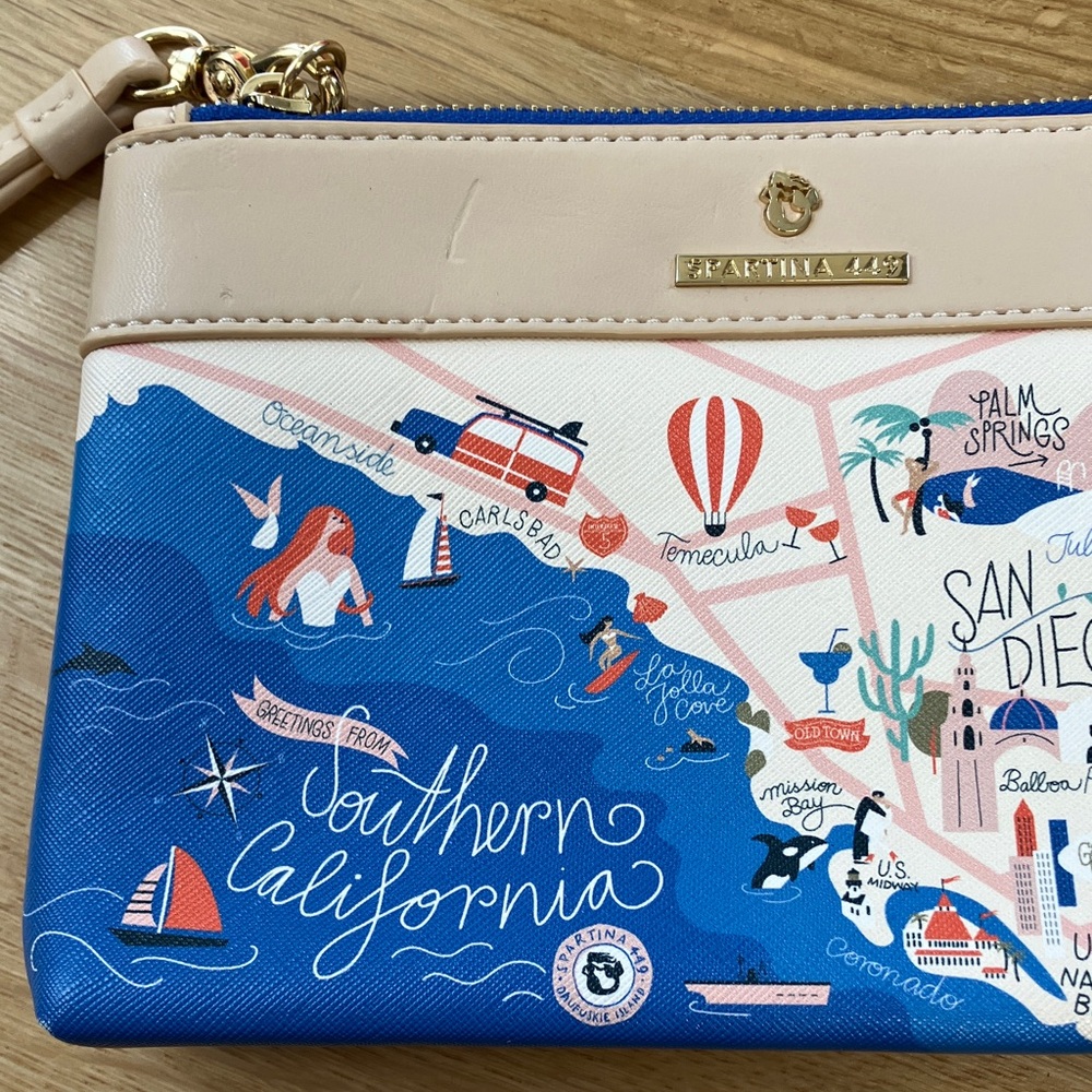 NWOT Spartina 449 Southern California Scout Wristlet - Picture 2 of 16